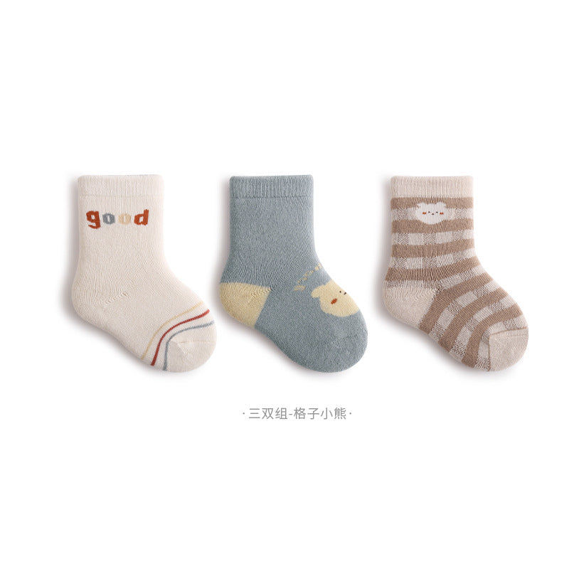 Baby Socks Autumn And Winter Thickened Warm