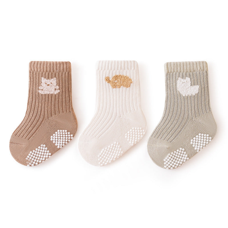 Breathable and Anti-slip Glue Floor baby Socks