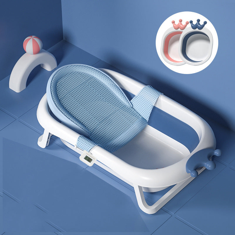 Baby Bath Tub Baby Folding Tub Newborn Children Sitting And Lying Household Large Bath Tub Children's Products