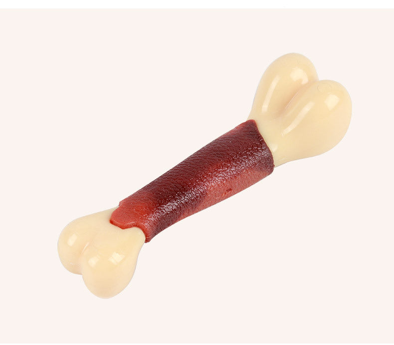 New Pet Molar Toy Beef Flavor Simulation Bone Molar Fixed Teeth Wear-resistant Bite-resistant Pet Dog Toy