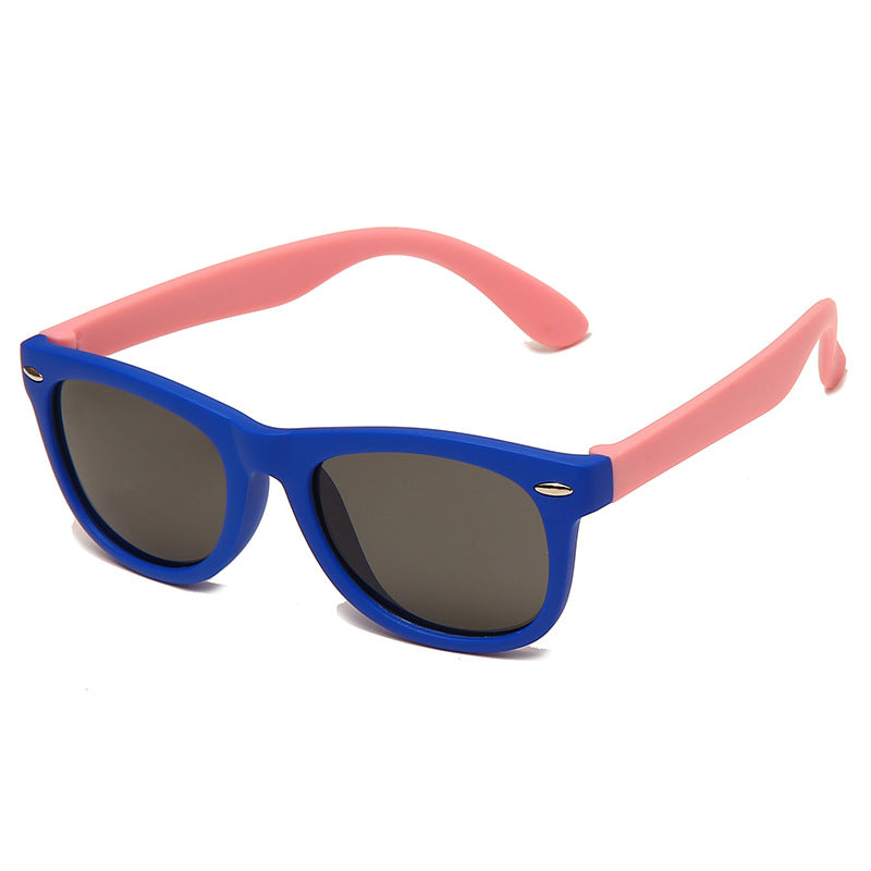 Silicone UV Sunglasses Polarized Children Sunglasses Baby Glasses