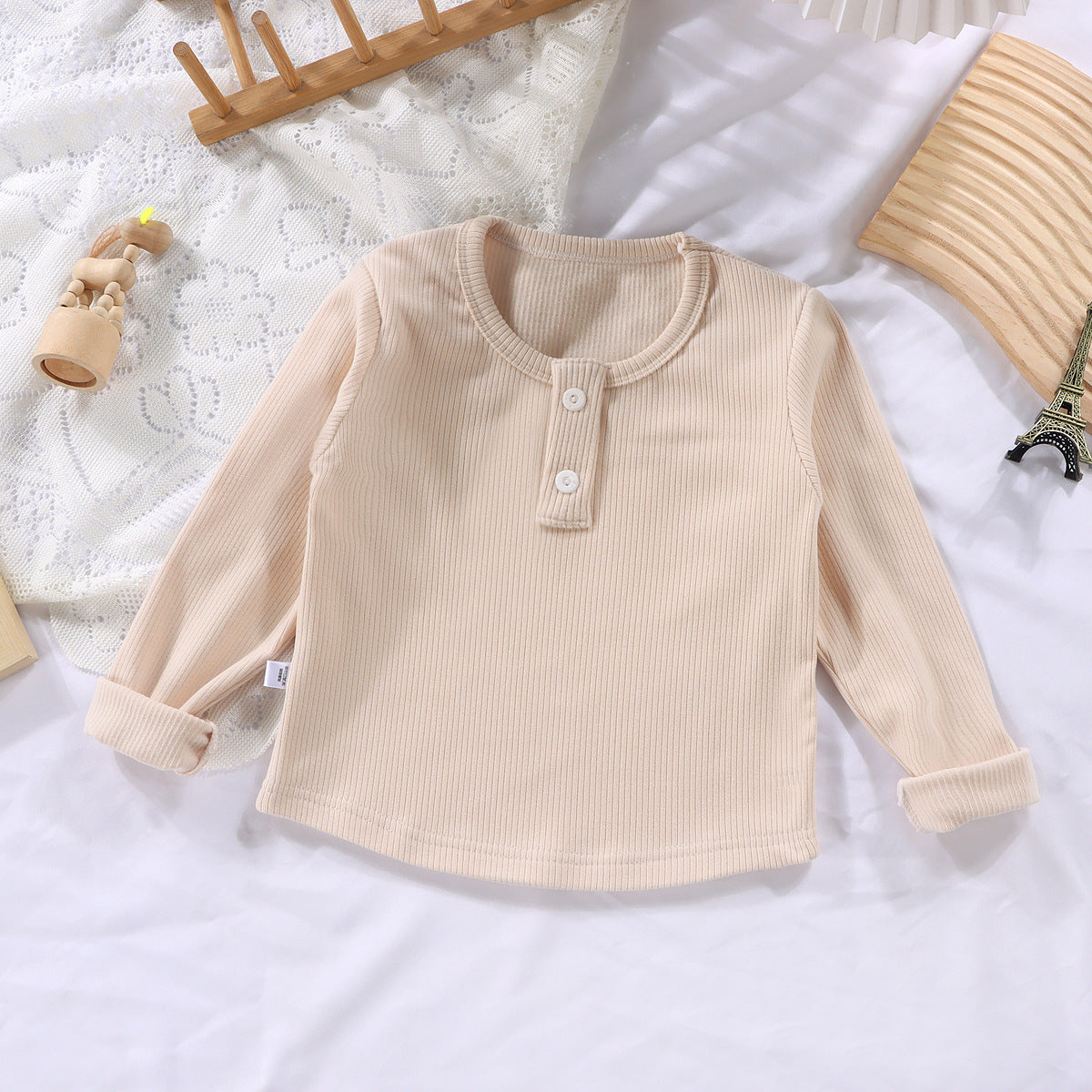 Baby Long Sleeve All-match Top One-piece