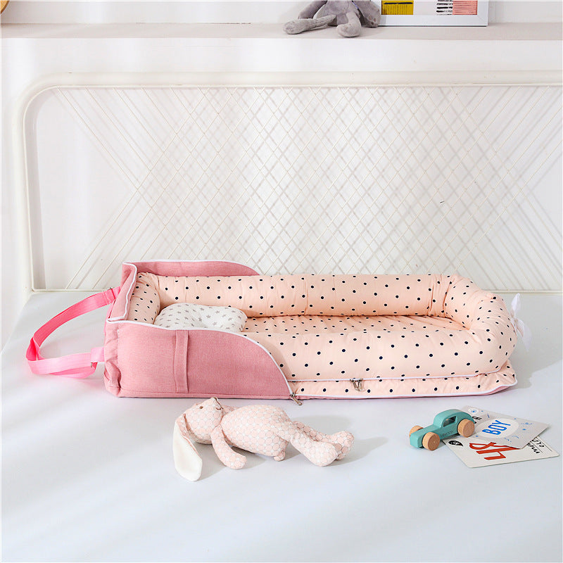 Portable baby nest bed baby cot