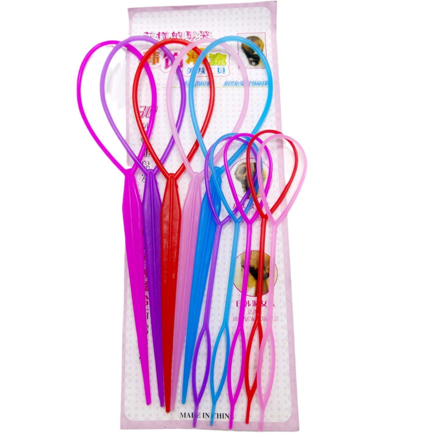 Children's Baby Hair Accessories Hair Braiding Tool Ball Head Hair Pulling Pin Hair Accessories Hair Braiding Device Hair Pin Hair Stick