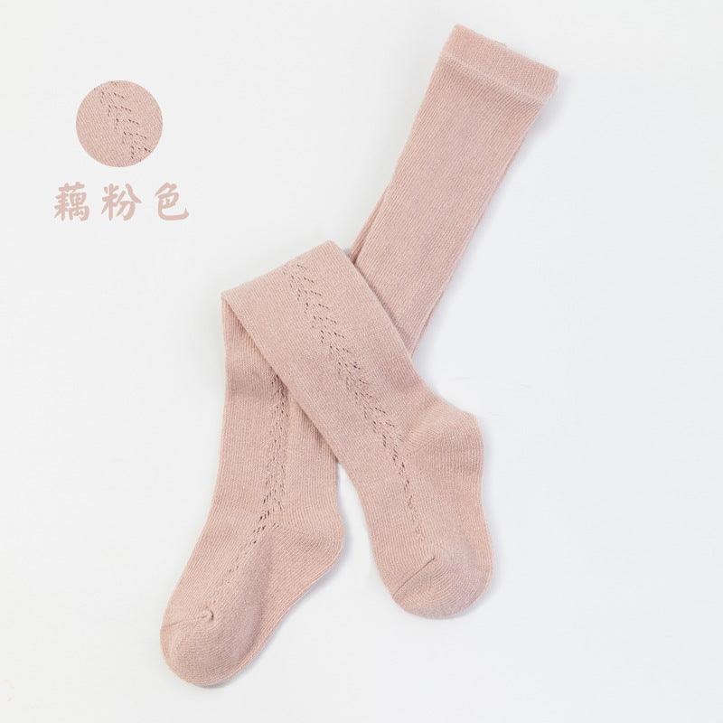 Thin Cotton Baby Leggings Socks Pantyhose