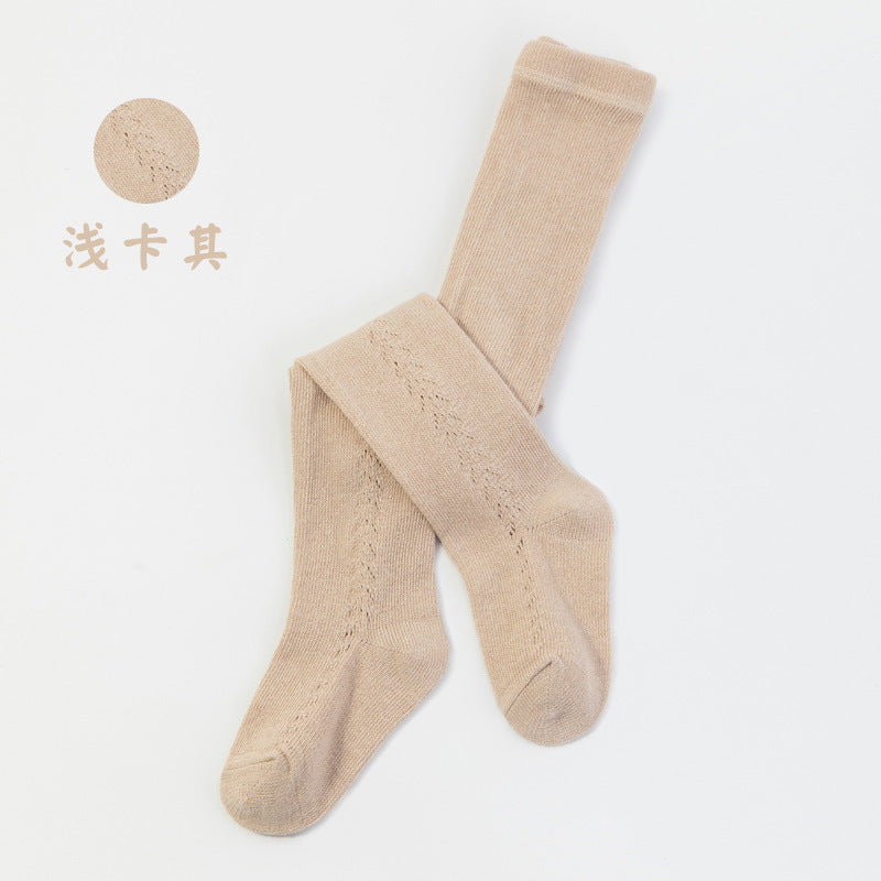 Thin Cotton Baby Leggings Socks Pantyhose