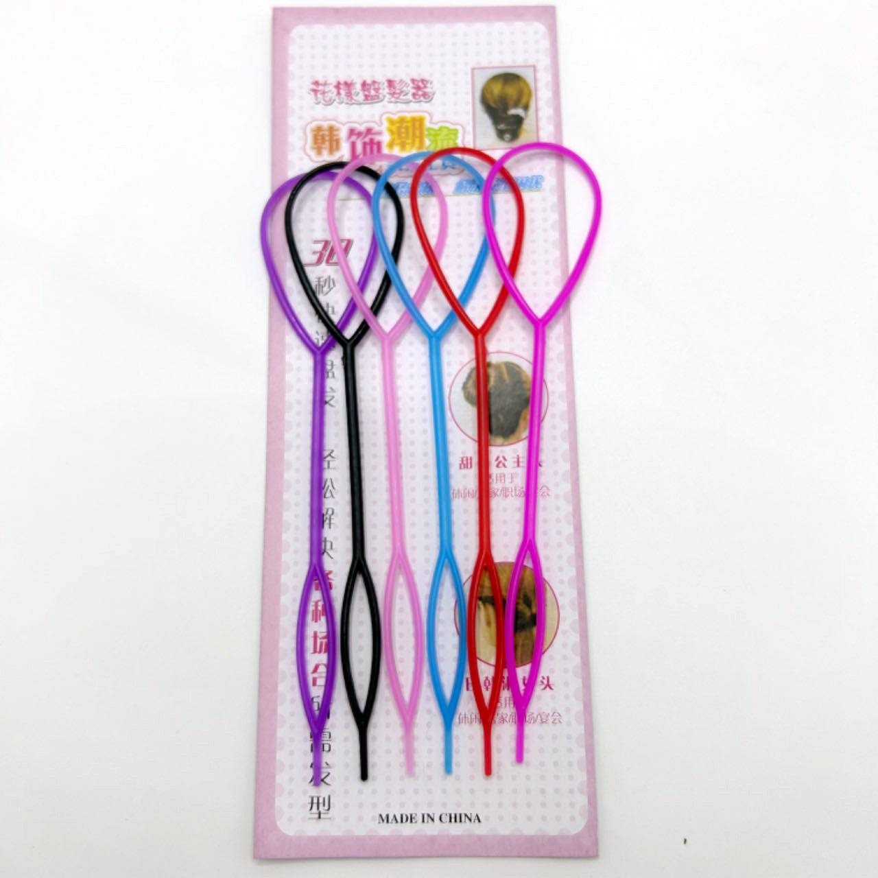 Children's Baby Hair Accessories Hair Braiding Tool Ball Head Hair Pulling Pin Hair Accessories Hair Braiding Device Hair Pin Hair Stick