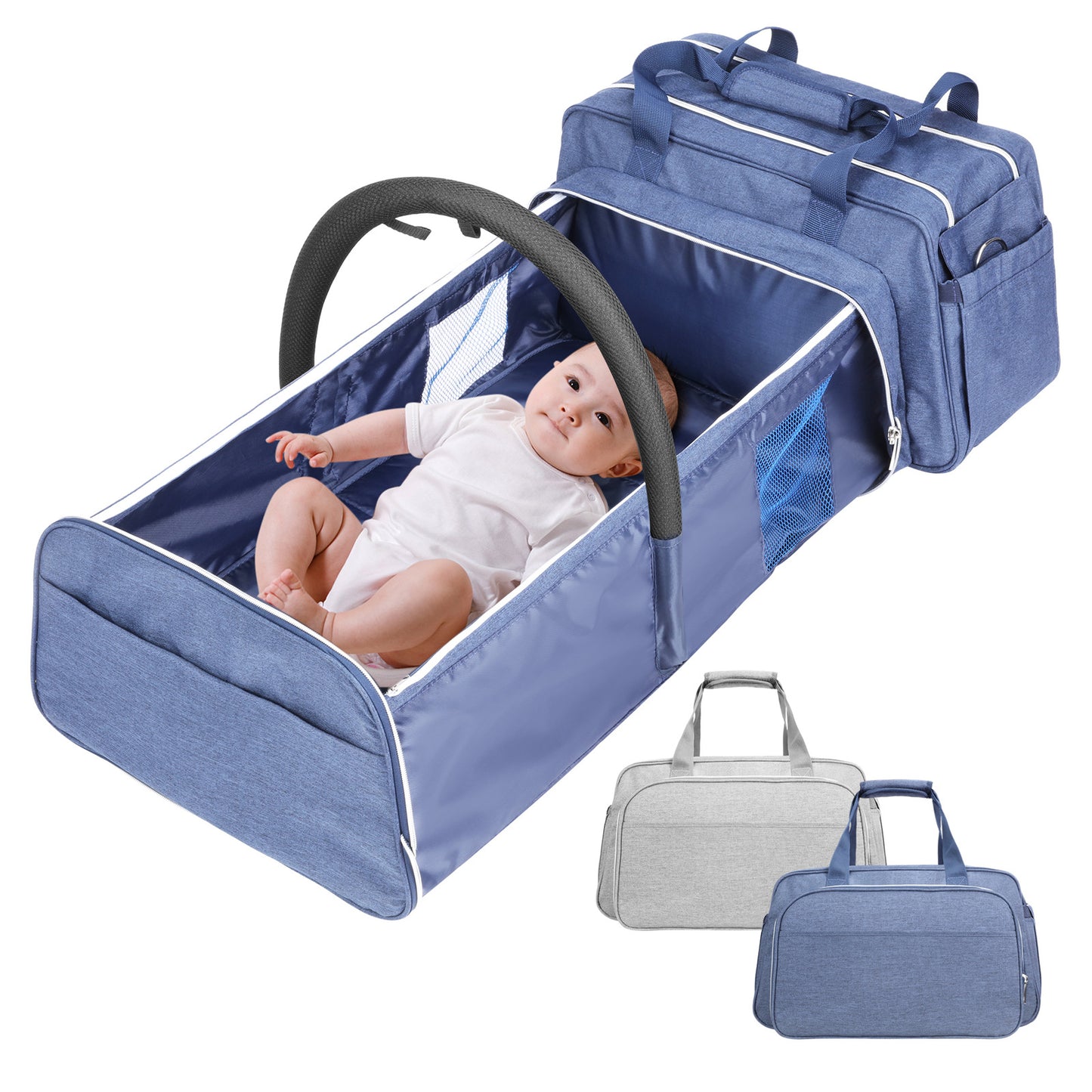 Diaper Bag Backpack Foldable Baby Bed Waterproof (BABY BAG )