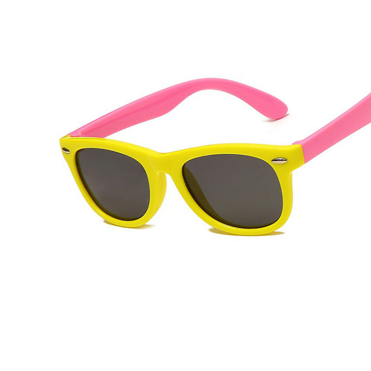 Silicone UV Sunglasses Polarized Children Sunglasses Baby Glasses