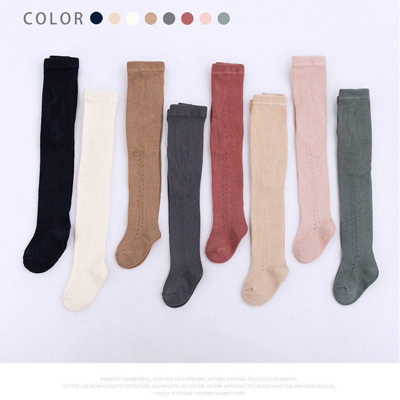 Thin Cotton Baby Leggings Socks Pantyhose