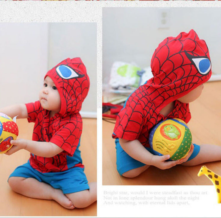 A Generation Of Superman Jumpsuit Batman New Children's Clothes Infant Jumpsuit Hip Clothes Children's Climbing Clothes