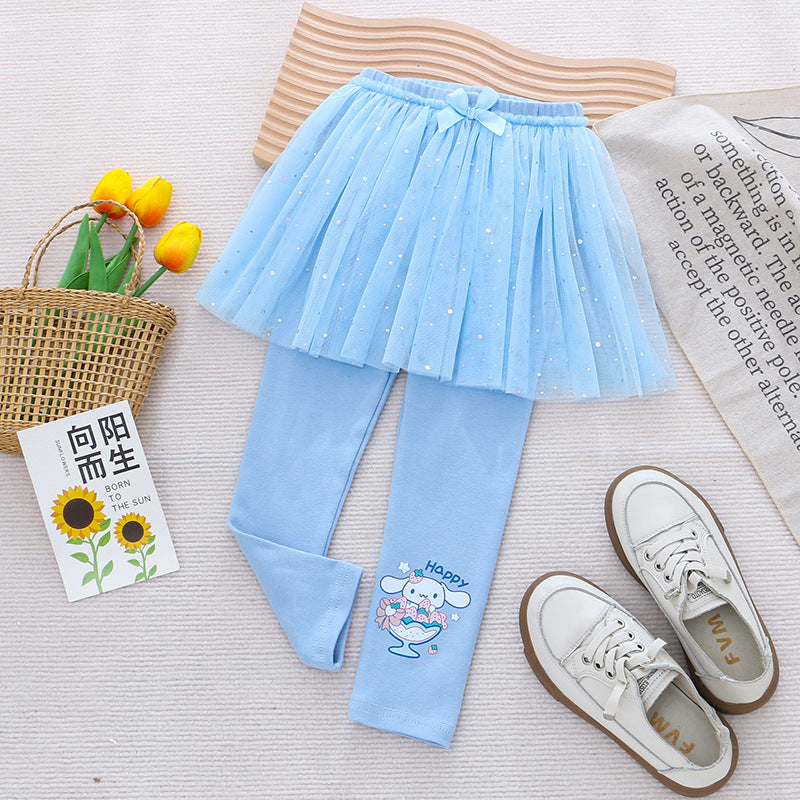 Skirt Pants Leggings Princess Cotton