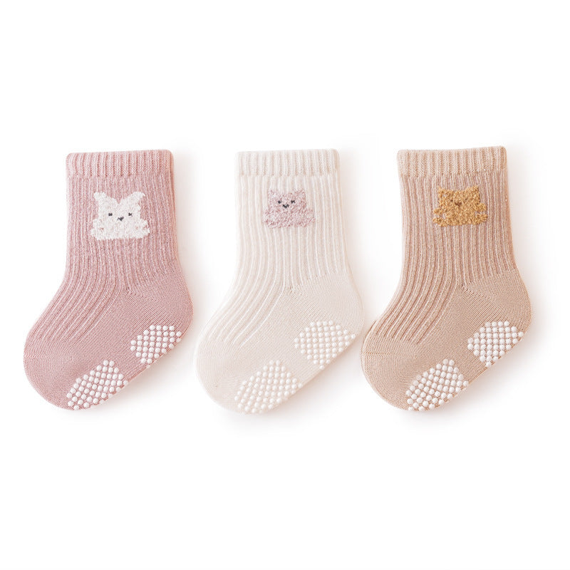 Breathable and Anti-slip Glue Floor baby Socks