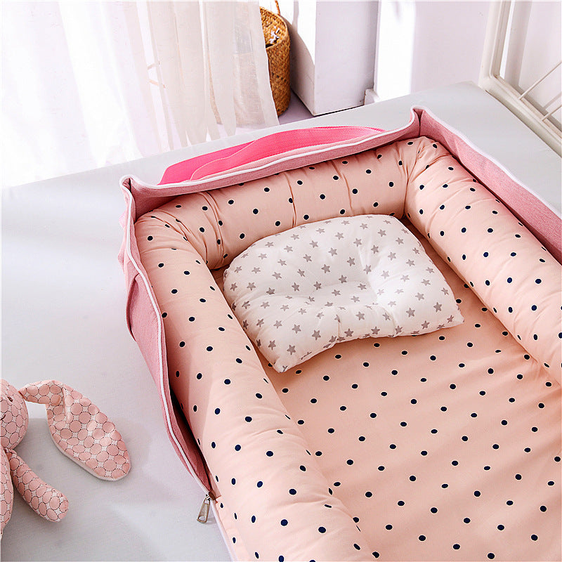 Portable baby nest bed baby cot