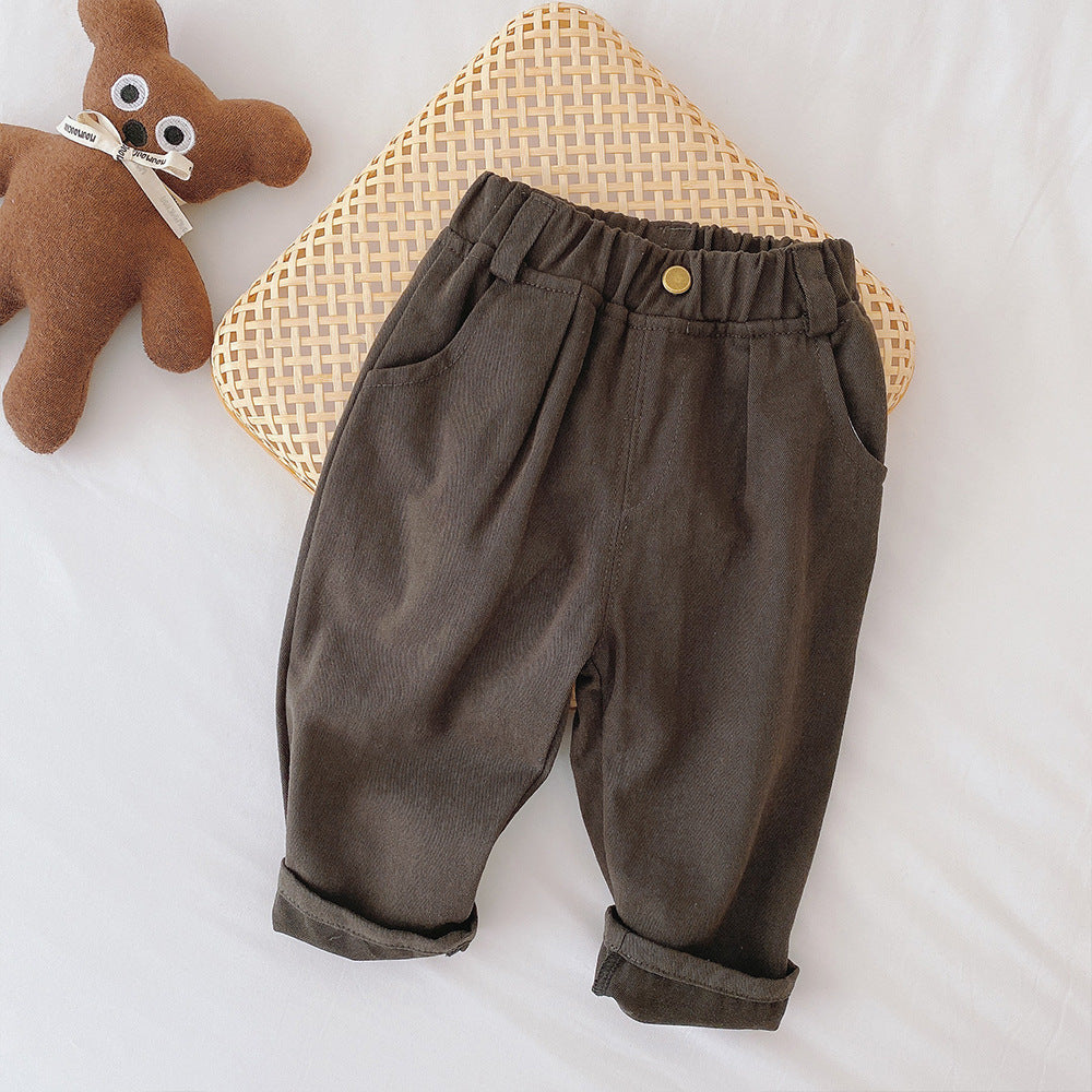 Boys Casual Pants Trendy Trousers