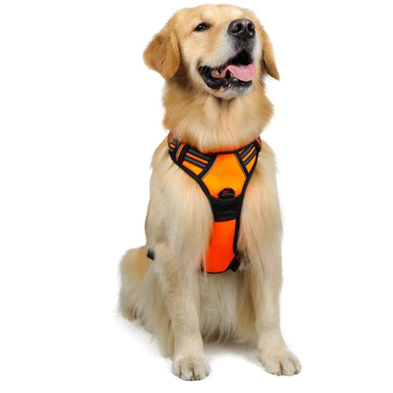 Dog Traction Rope Size Medium-sized Dog Chest Strap Anti-break Burst Dog Rope Reflective Vest Type Manufacturer Pet Rope