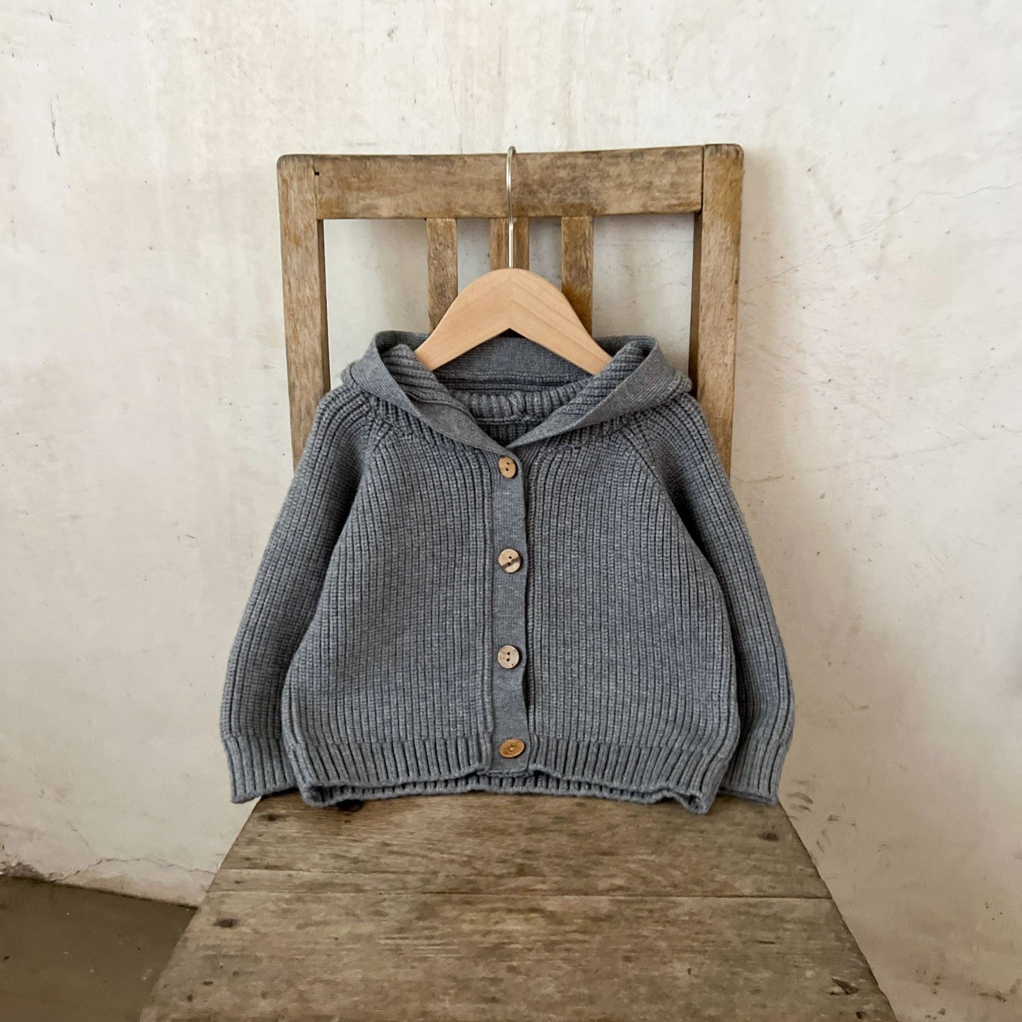 Sweater Boy Pure Cotton Hooded Jacket Autumn And Winter Pure Cotton Sweater Cardigan