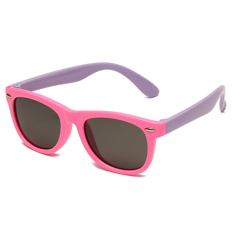 Silicone UV Sunglasses Polarized Children Sunglasses Baby Glasses