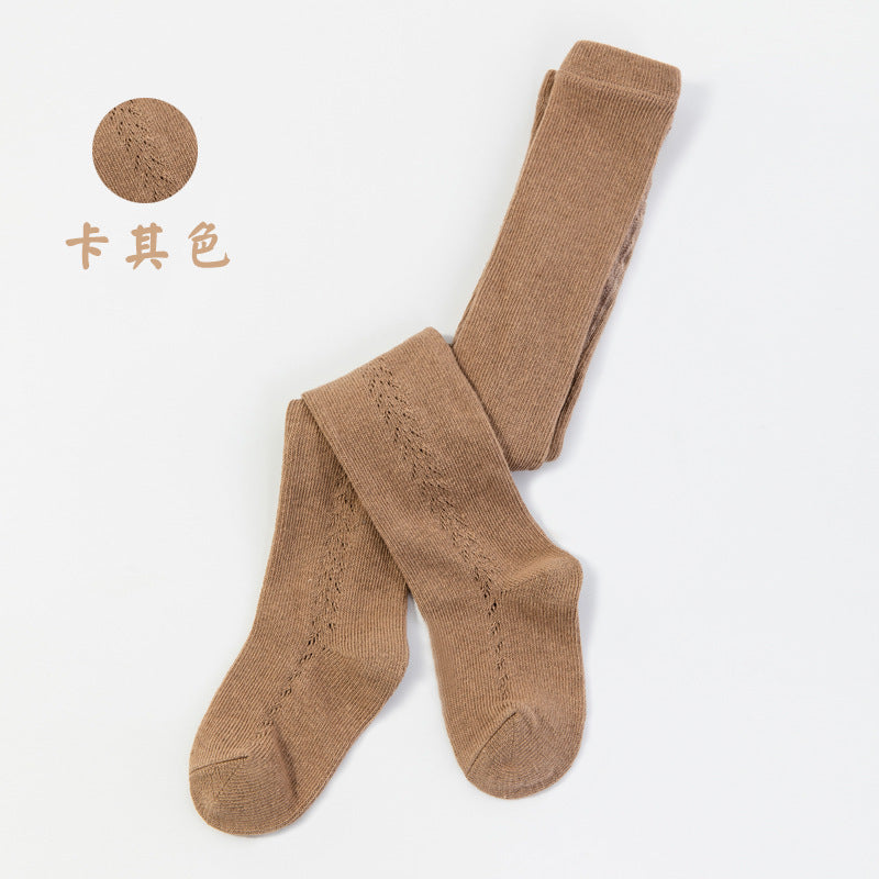 Thin Cotton Baby Leggings Socks Pantyhose