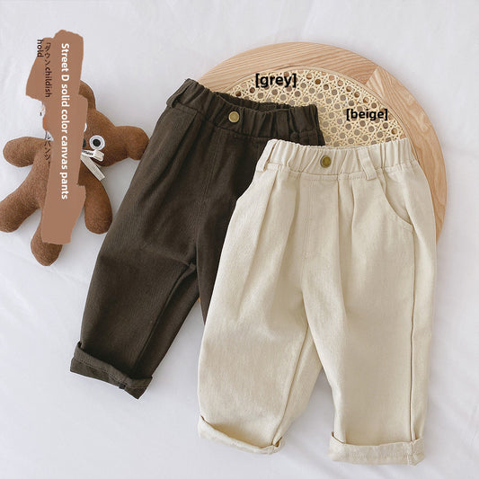 Boys Casual Pants Trendy Trousers