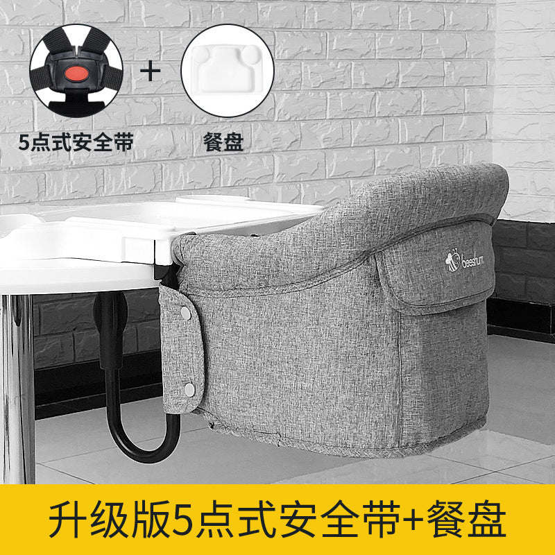 Baby Dining Chair Portable Baby Seat Baby Chair Foldable Children Table Side Dining Chair