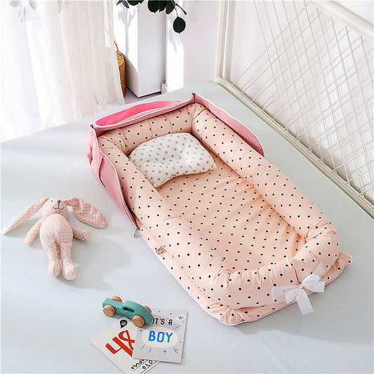 Portable baby nest bed baby cot