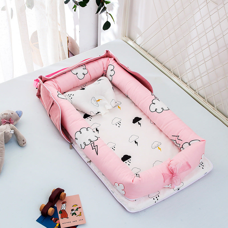 Portable baby nest bed baby cot