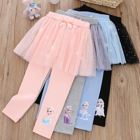 Skirt Pants Leggings Princess Cotton