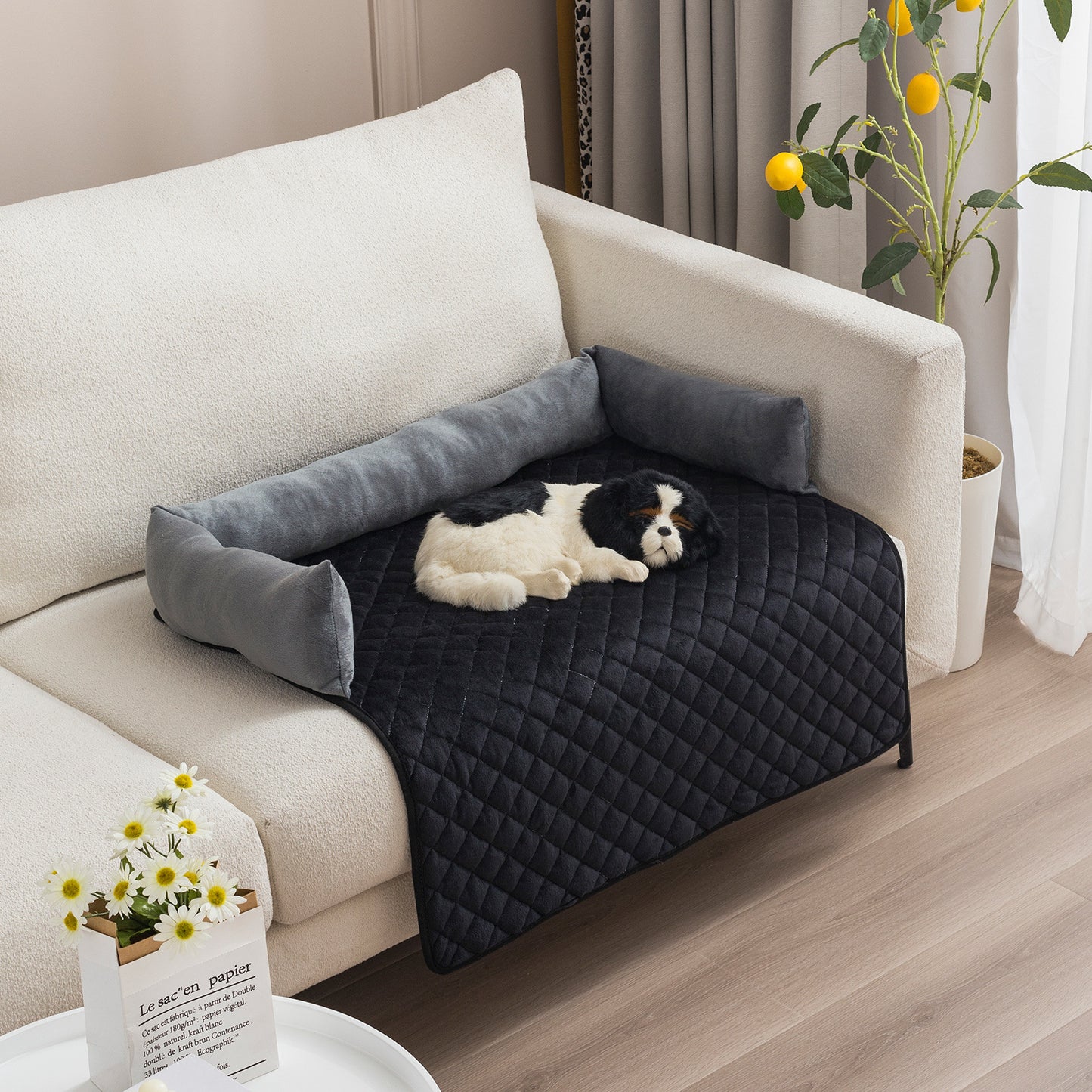 Plush With Pillow Pet Sofa Cushion Bed Pad