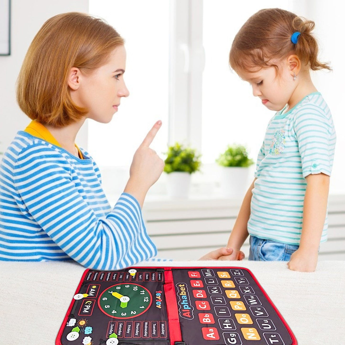 Toddler Dressing Busy Board Fine Motor Skills Learning