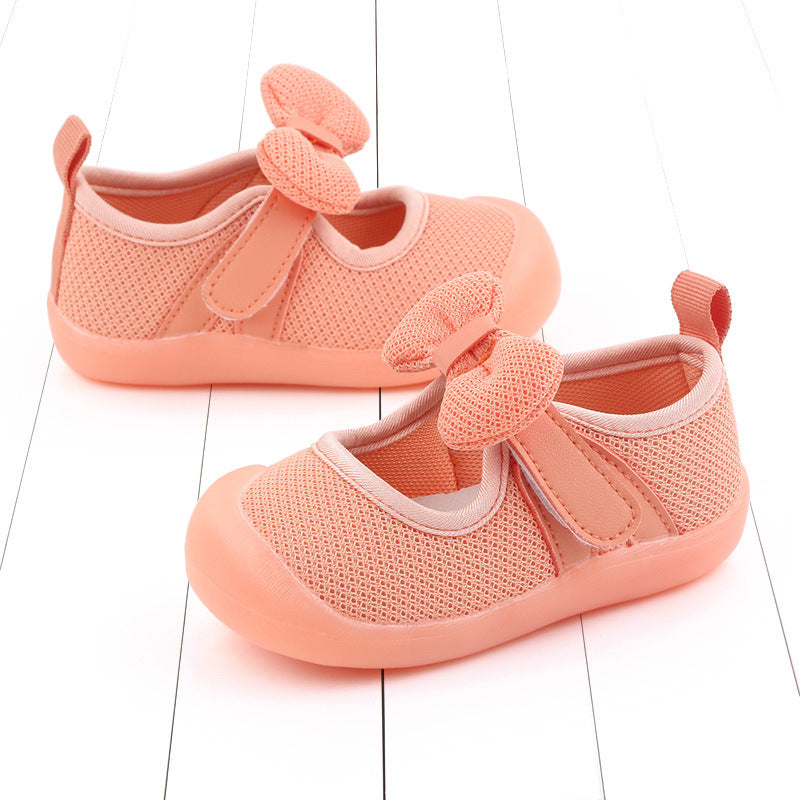 New Baby Girl Shallow Mouth Princess Toddler Shoes