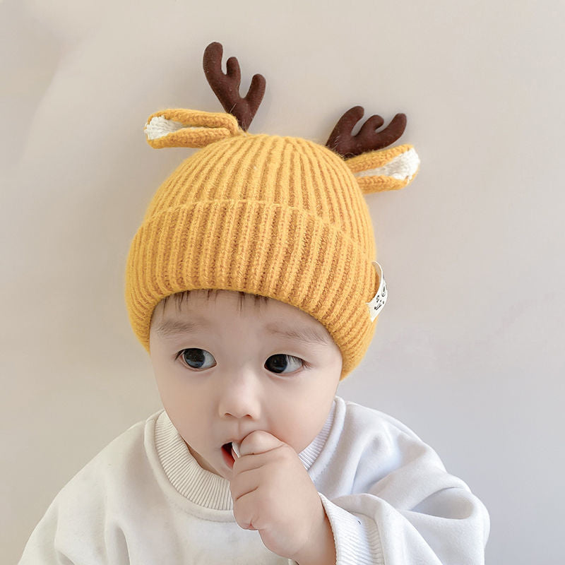 Baby Winter Thicken Thermal Woolen Cap Baby Hat