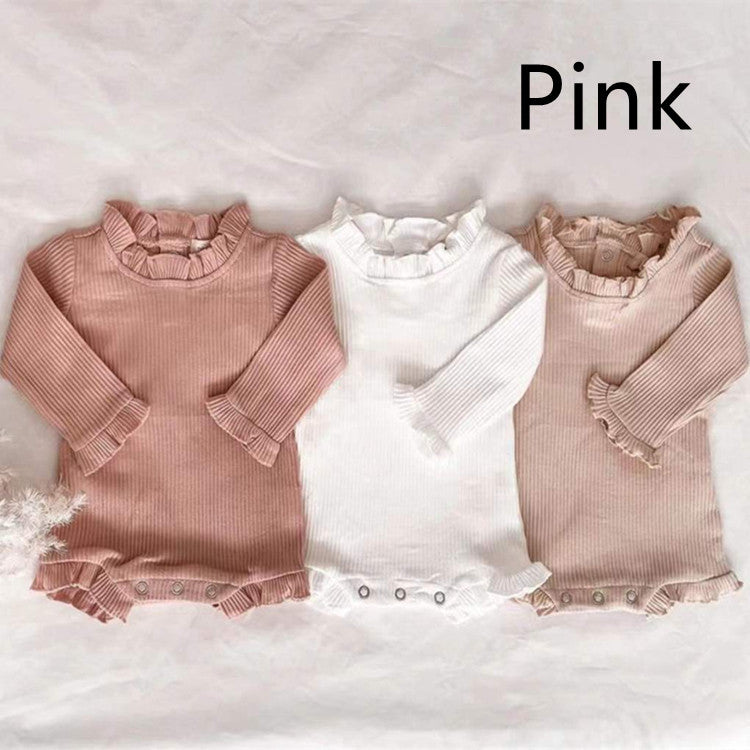 Baby Bodysuit Long Sleeve Triangle Bag Fart