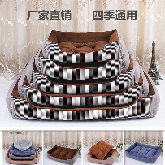 Factory Direct Kennel Teddy Four Seasons Cat Kennel Pet Supplies Golden Retriever Large, Medium And Small Dog Pet Kennel Dog Pad