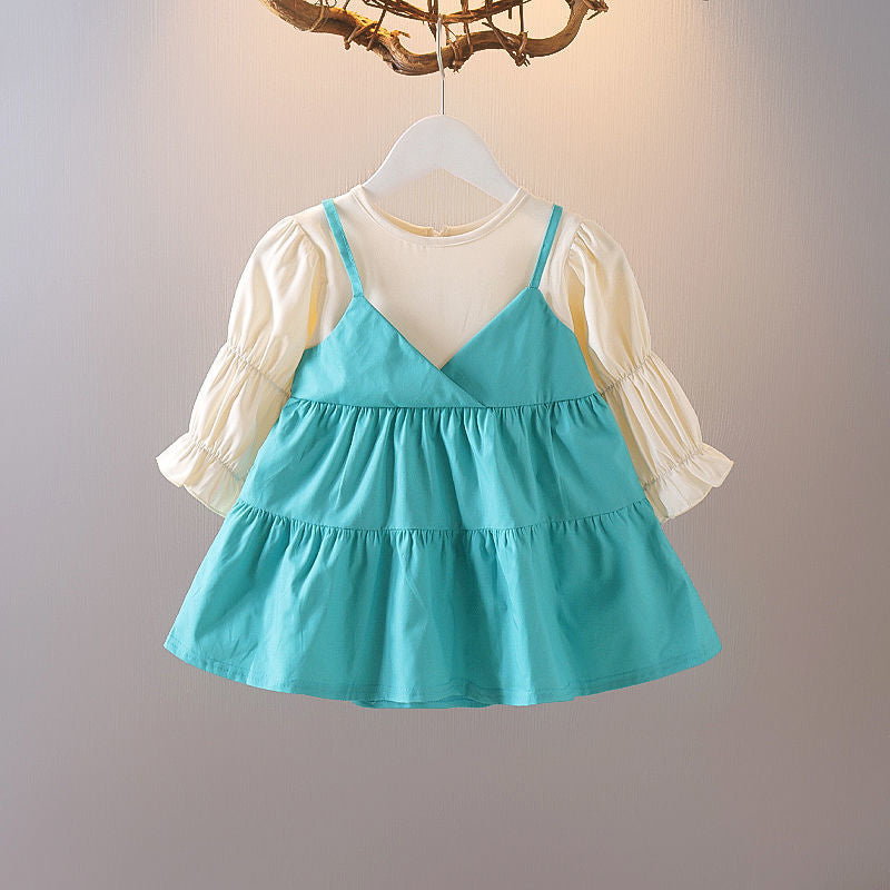 Girls Dress Autumn  Style Girl Baby Princess Dress Stylish Mesh Dress Baby Dress