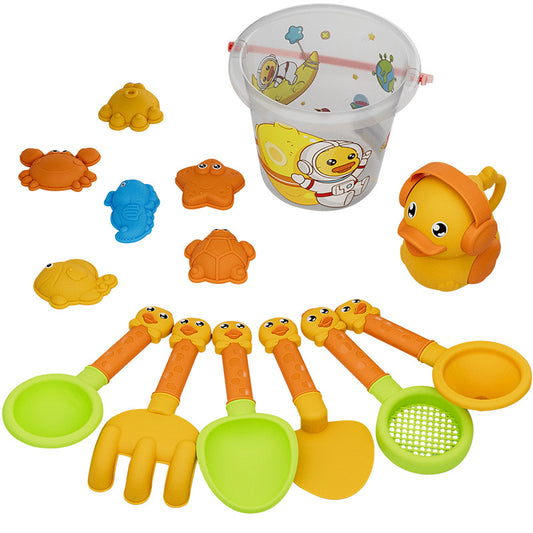 Beach Toy Set Children's Beach Sand Playing Beach Bucket Sand Digging Shovel Beach Tools