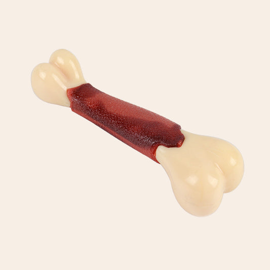 New Pet Molar Toy Beef Flavor Simulation Bone Molar Fixed Teeth Wear-resistant Bite-resistant Pet Dog Toy