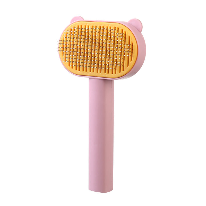 Pet Comb Long Hair Removal Comb Pet Hair Removal Comb Cats And Dog comb Floating Hair Beauty Self-cleaning Needle Comb Cat Supplies