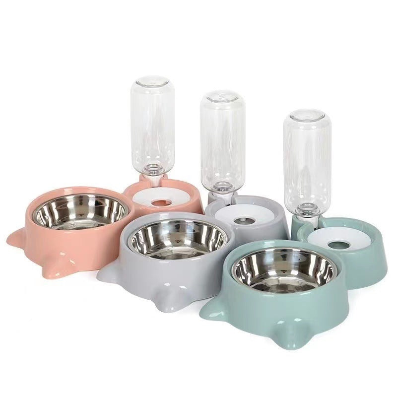 Cat Ears Bowl Pet Feeding Bowl Cats And Dogs Food Automatic Water Storage Bowl Pet Feeding Cat Food