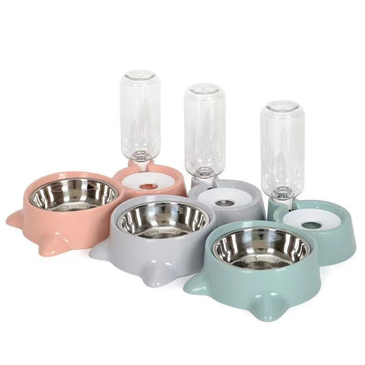 Cat Ears Bowl Pet Feeding Bowl Cats And Dogs Food Automatic Water Storage Bowl Pet Feeding Cat Food