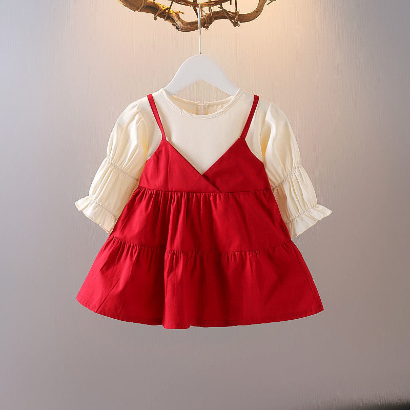 Girls Dress Autumn  Style Girl Baby Princess Dress Stylish Mesh Dress Baby Dress