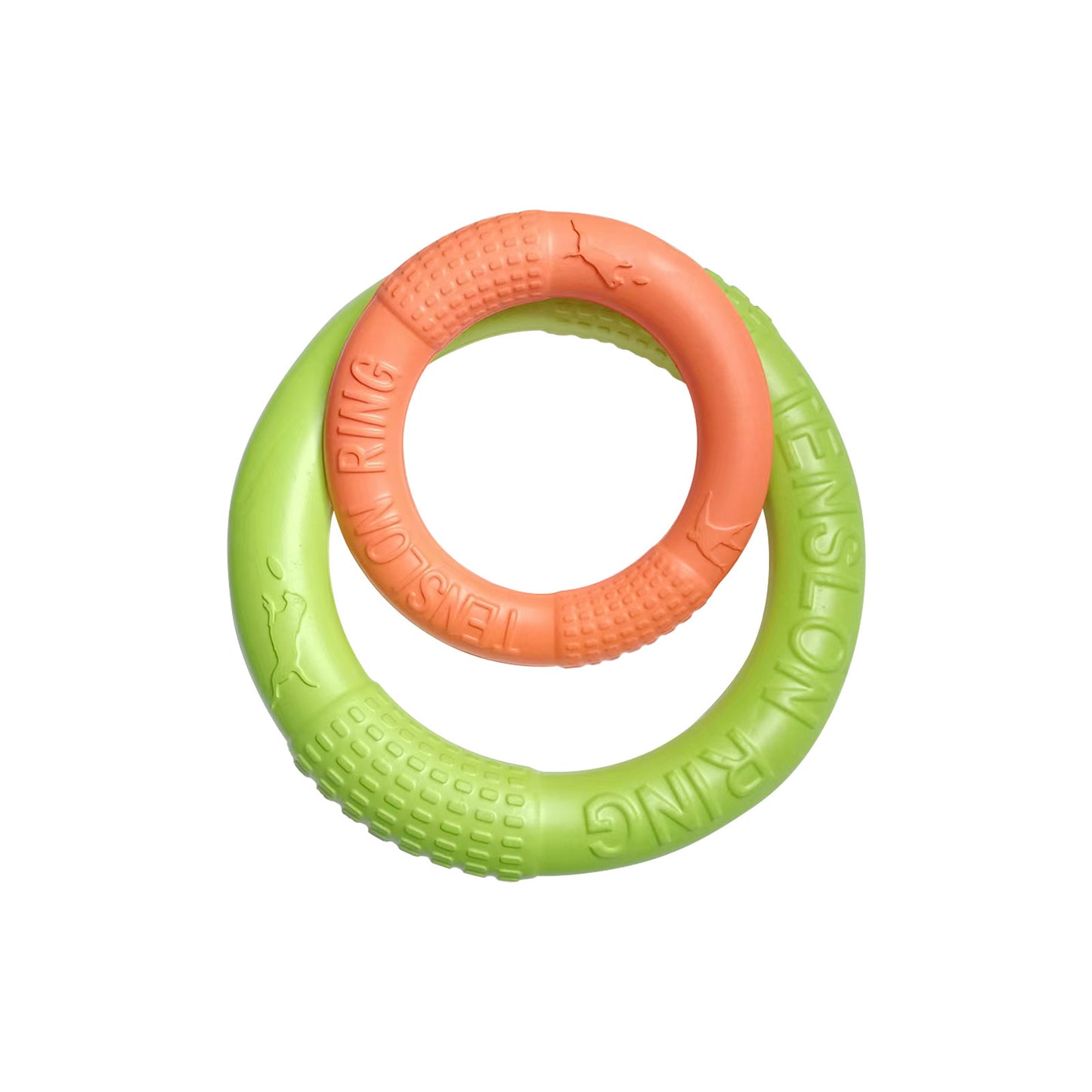 Pet Pull Ring Dog Frisbee Foam Bite-resistant Side Animal Husbandry Training Special Pet  toy Outdoor Solid Ring Flying Saucer Toy